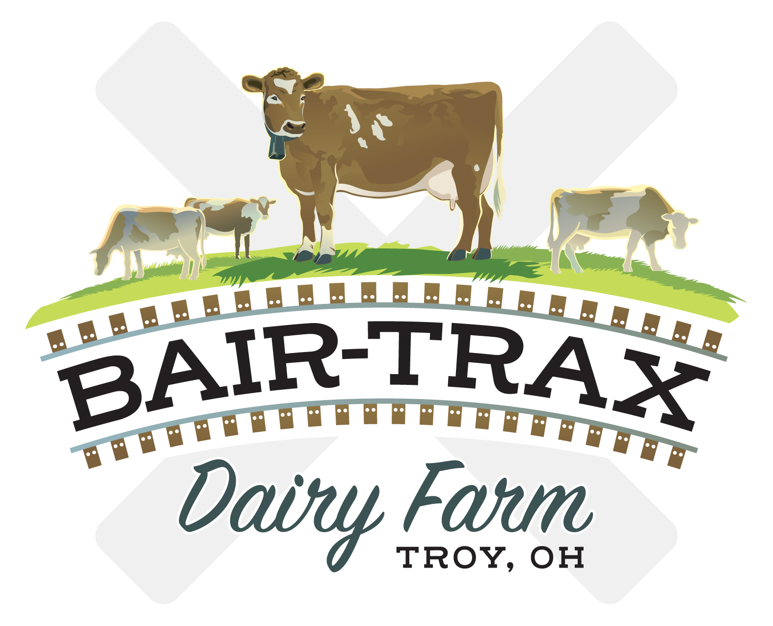 3fc8c57e-b6db-4473-aef5-19fee2ec702c-high_quality_logo-BairTraxDairy_Logo_4c Logo of Bair-Trax Dairy Farm in Troy, OH, featuring a brown cow and calves on a green pasture with the farm's name prominently displayed.